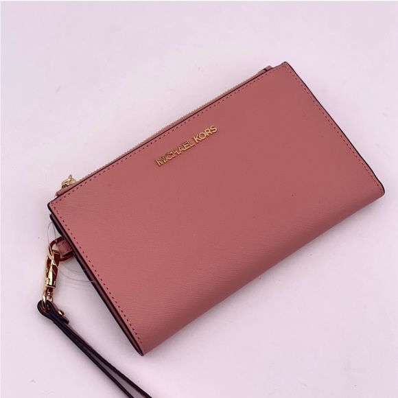 Michael Kors DoubleZip Wallet Wristlet Phone
Case Primrose - Picture 6 of 13